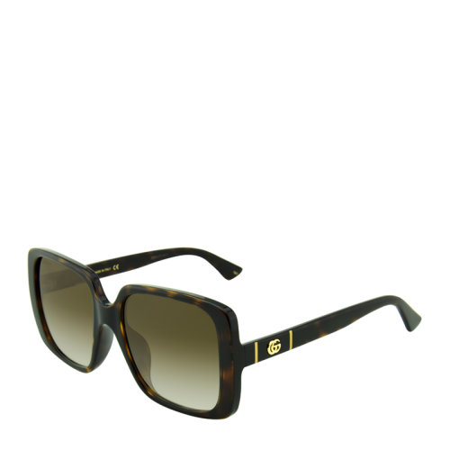 GUCCI/古馳 簡約 復(fù)古 百搭 板材 方形 大框 女士 太陽鏡 4色可選 墨鏡 眼鏡 GG0632SA 56mm GUCCI 古馳