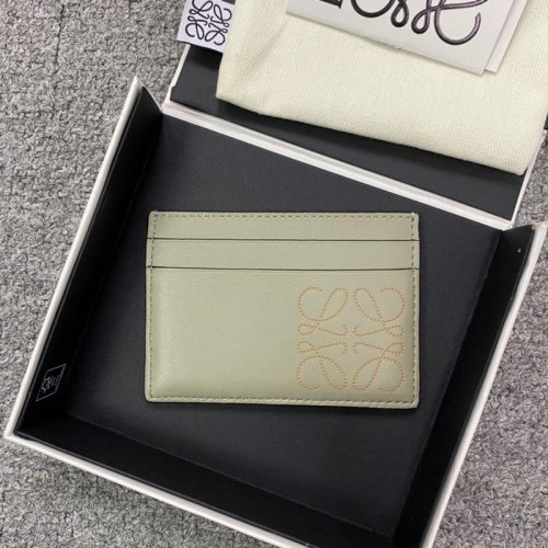  LOEWE/羅意威 女士白色皮革卡包 C500322X01 4355 PLSX