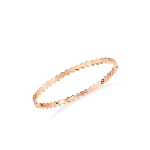Chaumet/尚美  Bee My Love系列 女士18k金玫瑰金幾何圖案手鏈083432