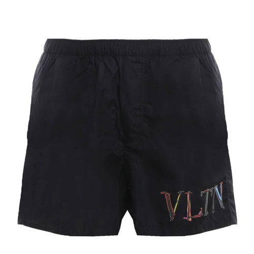 Valentino/華倫天奴 男士海軍藍(lán)休閑短褲沙灘褲 VV3UH028710 20J
