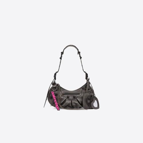  BALENCIAGA巴黎世家 22年秋冬 女士 單肩包 LE CAGOLE小號(hào)中古單肩包 6713072VP471000