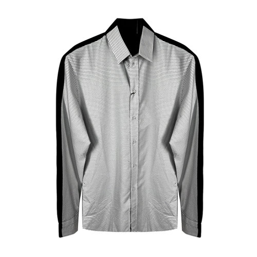 Emporio Armani/安普里奧阿瑪尼 男士黑白拼色襯衫 R1CF6T R114C 038