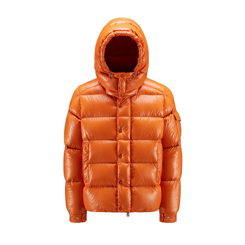 Moncler/蒙克萊 22年秋冬新款 Maya 70系列 男士營火橙色錦綸面料短款羽絨夾克外套H20911A002565969T330
