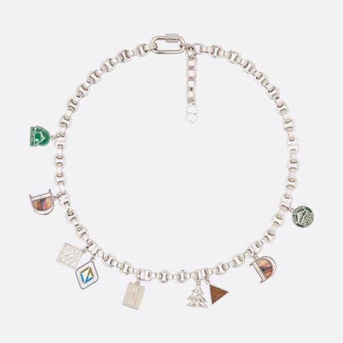  DIOR迪奧 22年春夏 男士 項鏈 多吊飾項鏈 N1853HOMMT_D230