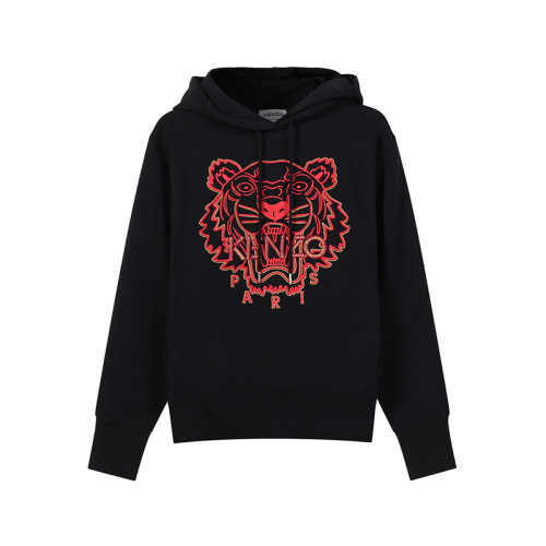 KENZO/高田賢三【22春夏新款】女士棉質(zhì)連帽衛(wèi)衣運(yùn)動(dòng)衫虎頭刺繡 2SW871 CMB