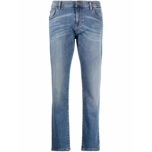  Emporio Armani/安普里奧阿瑪尼 女士藍色棉質(zhì)牛仔褲 6K2J36 2DJ7Z 0941 PLFSX