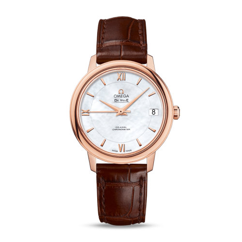 OMEGA/歐米茄 碟飛系列 典雅 同軸腕表 精鋼 18K金 自動(dòng)機(jī)械 女士腕表 424.53.33.20.05.001