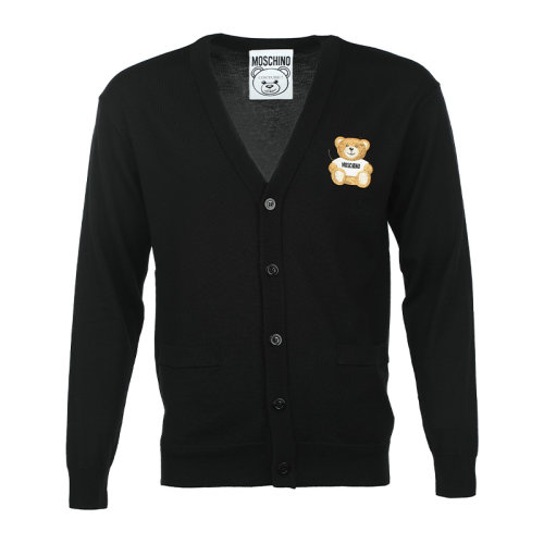 MOSCHINO/莫斯奇諾男士開(kāi)胸針織衫V090470000