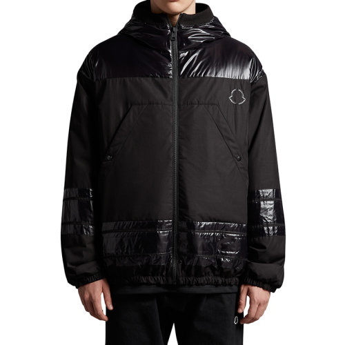 Moncler/蒙克萊 22年秋冬新款 Maya 70系列FRGMT藤原浩合作款 男士星鉆黑色啞光科技棉質(zhì)面料Sammy短款羽絨夾克H209U1A00015M2368999