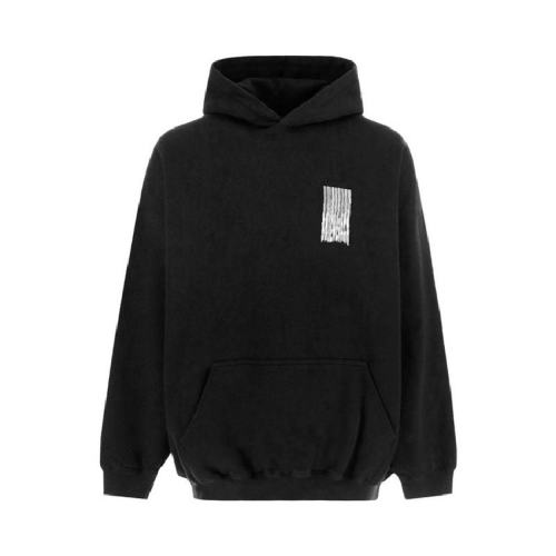  Balenciaga/巴黎世家 白色條碼圖案大廓形棉質(zhì)連帽衫 男士 651799TKVE6 9040 PLFSX