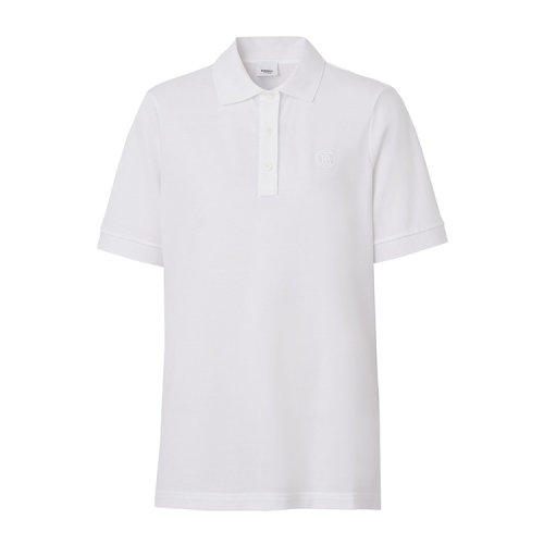 BURBERRY/博柏利專屬標(biāo)識裝飾棉質(zhì) Polo 衫 80493821