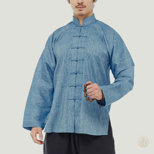 JLMT/凈蓮滿堂  民國(guó)對(duì)襟小衫 柞蠶絲 男中式其他