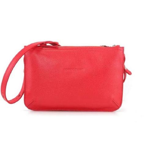  Longchamp/瓏驤 女士紅色皮革單肩包 L2072 021 545 PLSX