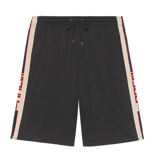  GUCCI/古馳 男士黑色滌綸短褲 475355 X5U11 1014 PLFSX