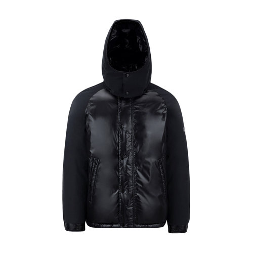 Moncler/蒙克萊 22年秋冬新款 Maya 70系列 男女同款星鉆黑色漆面尼龍FRGMT藤原浩特別款羽絨服外套H20961A00009M2838999