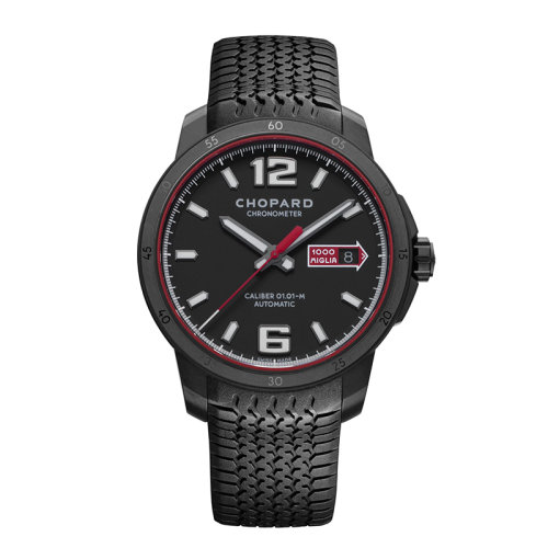  Chopard/蕭邦 經(jīng)典賽車系列精鋼自動機械男士腕表43毫米168565-3002