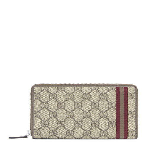 GUCCI/古馳 女士帆布長(zhǎng)款拼色錢包卡包女包 308009-KGD8R-9793