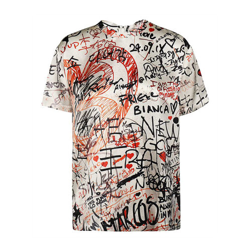 BURBERRY/博柏利 巴寶莉女裝 女士涂鴉棉質(zhì)短袖T恤 80241161