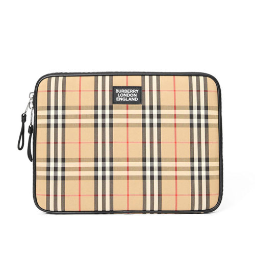 BURBERRY/博柏利 巴寶莉 男士 男包 格紋時(shí)尚手拿包電腦包 80211901