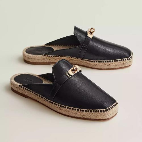  HERMES愛馬仕 22年秋冬 女士 商務(wù)休閑鞋 Espadrilles Feria H222090Z 02360