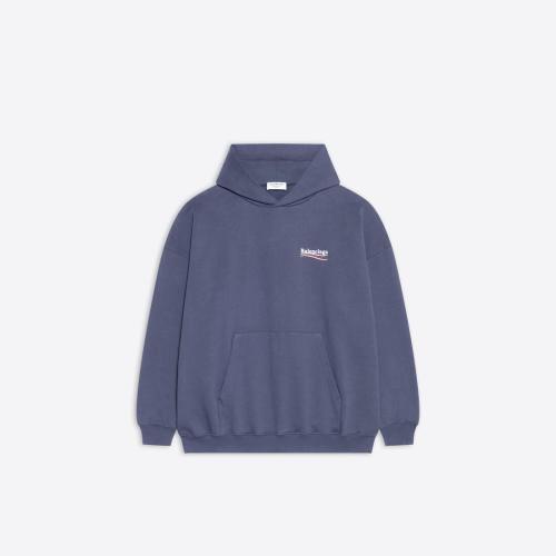  BALENCIAGA巴黎世家 22年春夏 女士 衛(wèi)衣 Political Campaign 廓形連帽衛(wèi)衣 620947TKVI91366