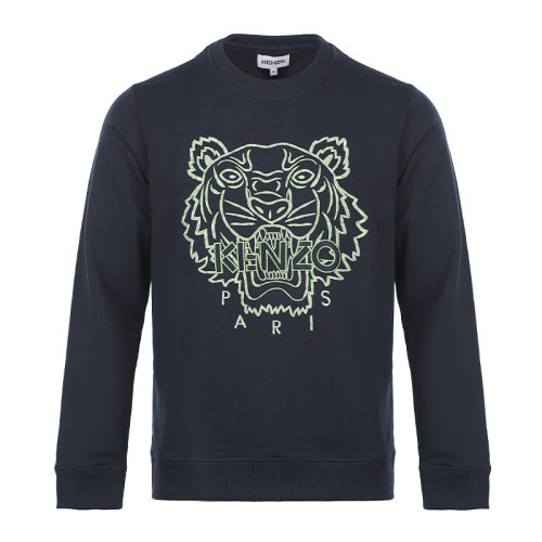 KENZO/高田賢三22春夏刺繡大虎頭棉質(zhì)寬松男士套頭衛(wèi)衣男衛(wèi)衣 FC55SW128