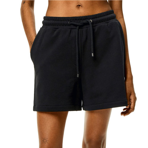 LOEWE/羅意威 22年秋冬新款 女士黑色純棉抓絨短褲S359Y27X20-1100