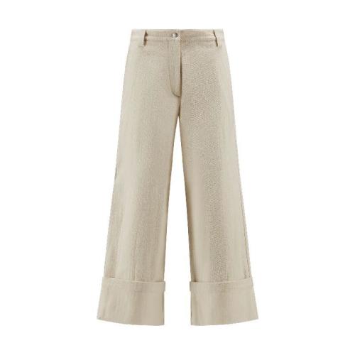  MONCLER蒙可蒙克萊 22年秋冬 女士 休閑褲 Cotton Trousers H20942A00003M2338070