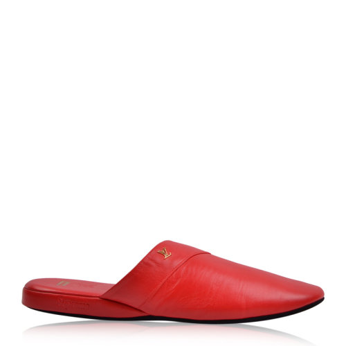 英碼8 Louis Vuitton/路易威登 supreme聯(lián)名款 牛皮半包室內(nèi)拖鞋 1A7TN1