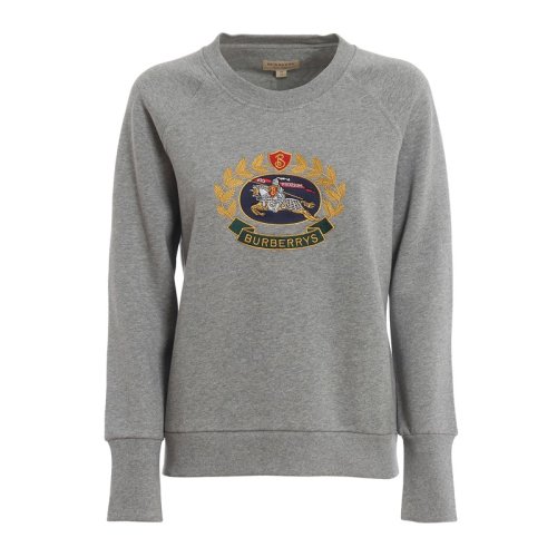  BURBERRY/博柏利 女士灰色棉質(zhì)衛(wèi)衣 8003029 PLFSX