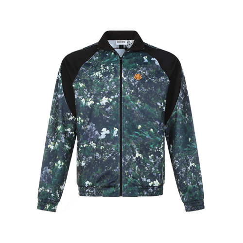 KENZO/高田賢三【22春夏新款】男士聚酯纖維/棉復(fù)古拉鏈衛(wèi)衣開衫運動外套 5BL734 4IF