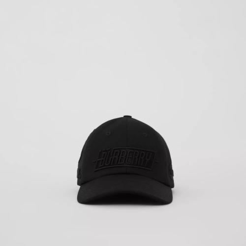  BURBERRY 22年秋冬 女士 徽章嵌花棉質嘎巴甸棒球帽 80561251