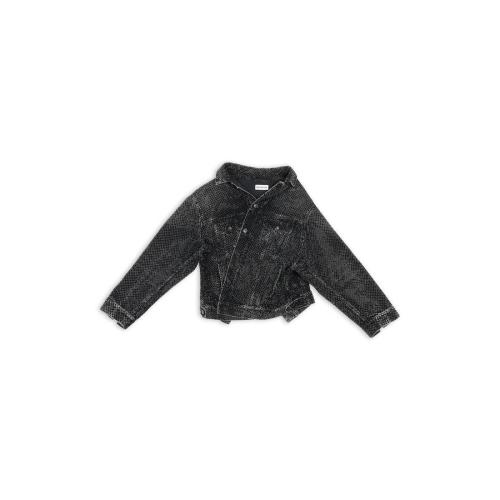  BALENCIAGA巴黎世家 22年秋冬 女士 夾克 asymmetric jacket with rhinestones 697871TMW36109