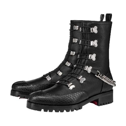  CL紅底鞋 22年秋冬 女士 短靴 Horse Guarda 3200582BK65