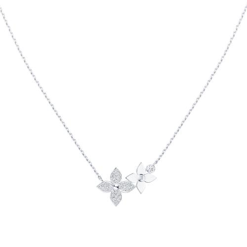  LV路易威登 22年春夏 女士 項鏈 Star Blossom 1*w*8K 金鉆石項鏈 Q93797 預(yù)定商品2-6周發(fā)貨