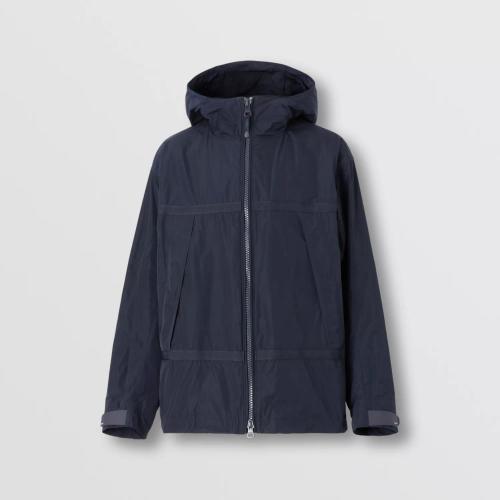  BURBERRY 22年秋冬 男士 徽標(biāo)貼花輕盈連帽外套 80510101