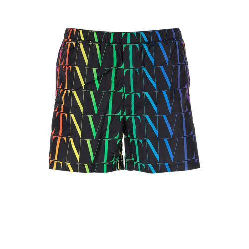 Valentino/華倫天奴  男士 黑色多色 時尚短褲 VV3UH0286G0 20K