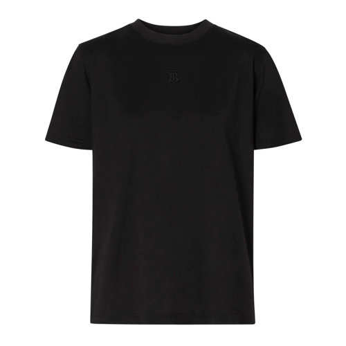 BURBERRY/博柏利女裝 服飾 時尚休閑 棉質圓領TB刺繡logo標識半袖 女士短袖T恤 8015186