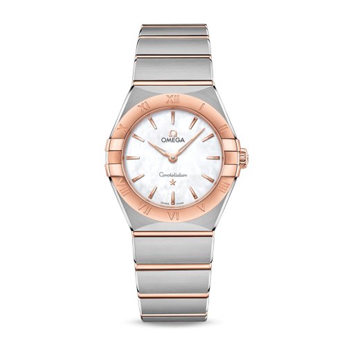 OMEGA/歐米茄 星座系列 精鋼 18K金 石英機(jī)芯 女士腕表 131.20.28.60.05.001