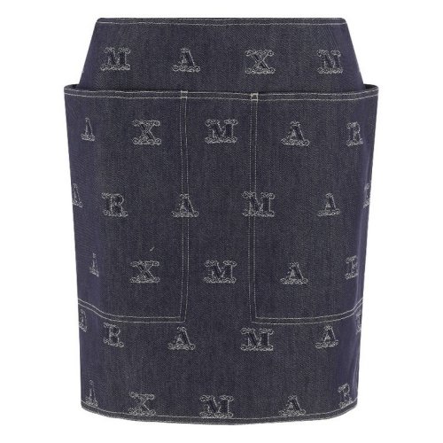  MaxMara/麥絲瑪拉 女士藍(lán)色時(shí)尚休閑半身裙 ZARELIA 001 PLFSX