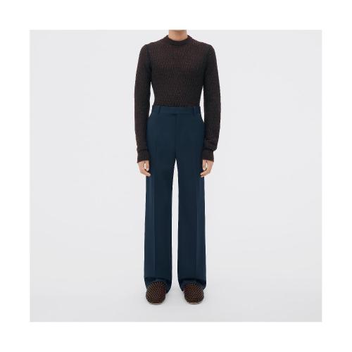  BV葆蝶家 22年秋冬 男士 休閑褲 pantalon droit habille en grain de poudre 716950VKIS04140