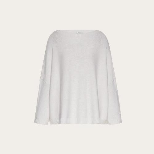  VALENTINO華倫天奴 22年秋冬 女士 長袖襯衫 PULL EN CACHEMIRE XB3KCC4572J0BO