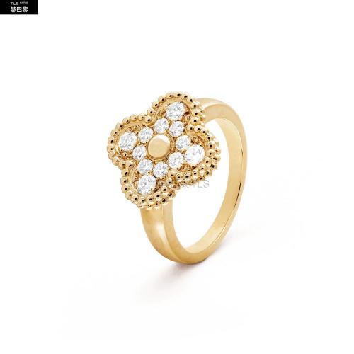  VCA梵克雅寶 22年秋冬 女士 戒指 Vintage Alhambra戒指 VCARO26M00 預(yù)定商品2-8周發(fā)貨