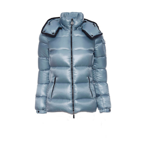 Moncler/蒙克萊  冬季藍(lán)色連帽輕薄通勤女士羽絨服