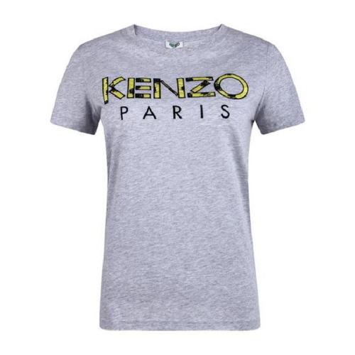  KENZO/高田賢三 女士灰色棉質(zhì)短袖T恤 F952TS72199093 PLFSX