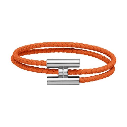  HERMES愛馬仕 21年秋冬 男士 手鏈 Bracelet Tournis Tresse H068406FP93T5 預(yù)定商品2-6周發(fā)貨