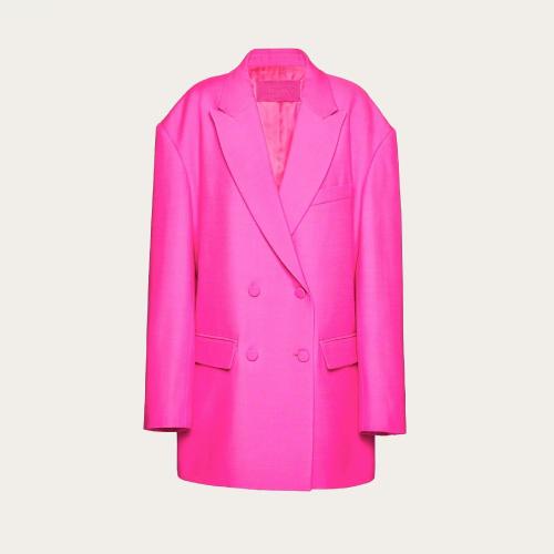  VALENTINO華倫天奴 22年秋冬 女士 西服外套 BLAZER EN CREPE COUTURE 1B0CE2X51CFUWT
