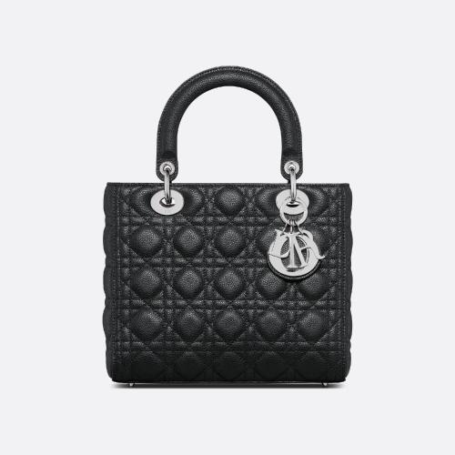  DIOR迪奧 22年秋冬 女士 手提包 中號 Lady Dior 手袋 M0565PWRT_M900
