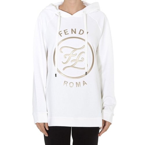  FENDI/芬迪 女士白色棉質(zhì)衛(wèi)衣 FAF105 AA4H F0J04 PLFSX