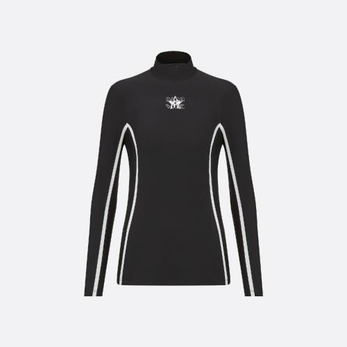  DIOR迪奧 22年秋冬 女士 針織衫 Haut a manches longues Dior Vibe 243S17A4082_X9330